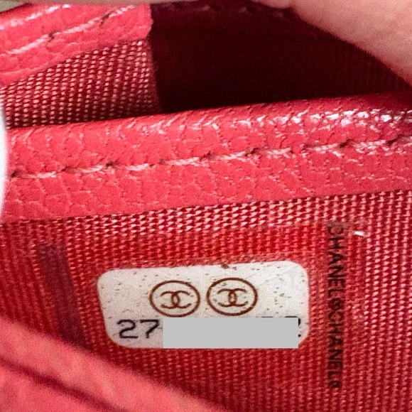 Chanel Pink and Gold Quilted Chevron Wallet with Chain WOC - Picture 9 of 12